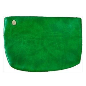 FSJ Green Cosmetic Bag Soft and Vibrant